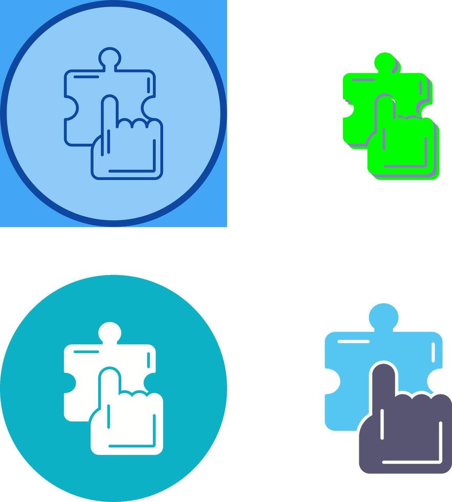 Quick Selection Icon Design vector