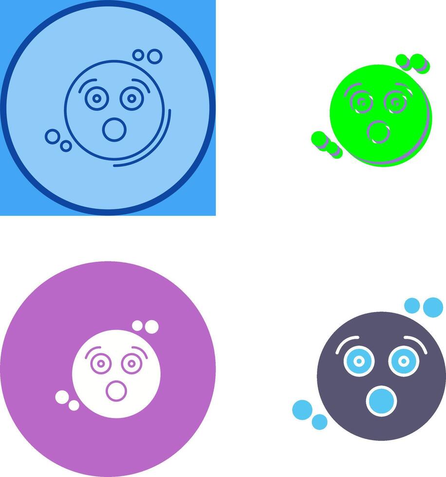 Surprised Icon Design vector
