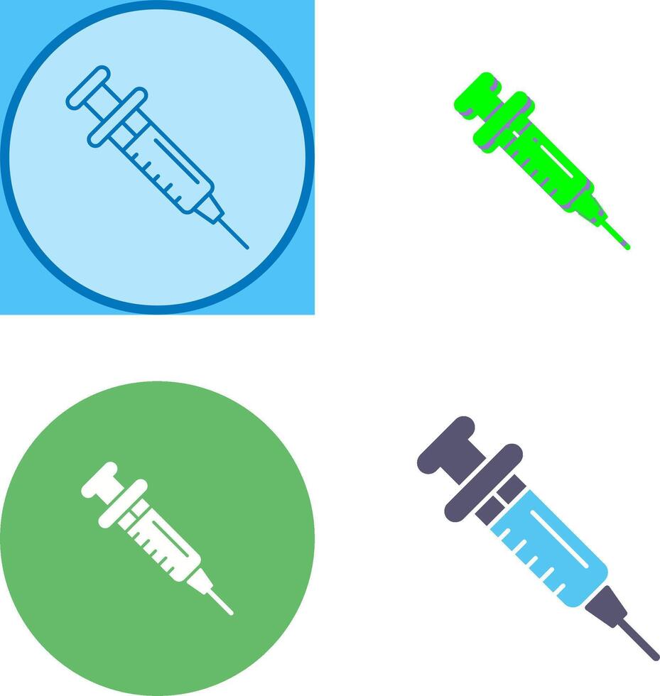 Injection Icon Design vector