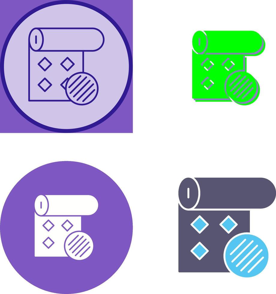 Wallpaper Icon Design vector