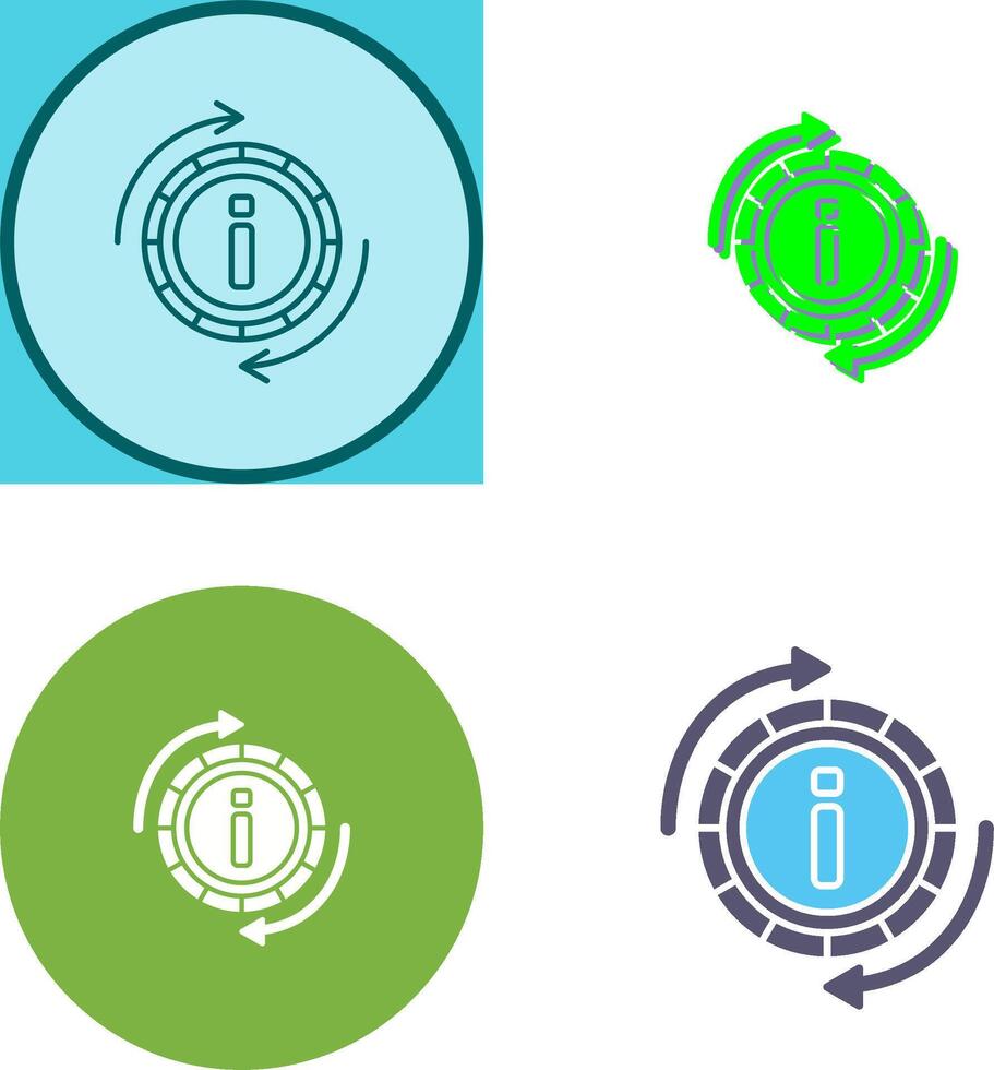 Refresh Icon Design vector