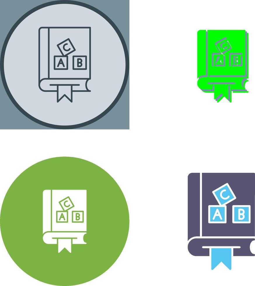 Alphabet Icon Design vector