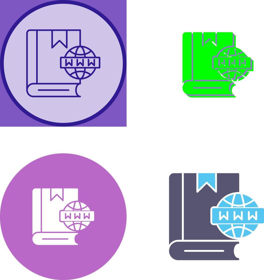 Website Icon Design vector