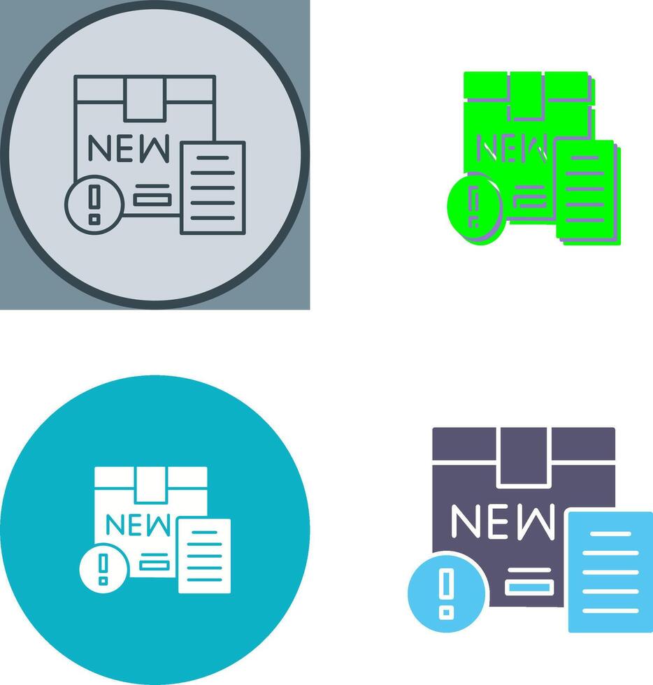 New Product Icon Design vector