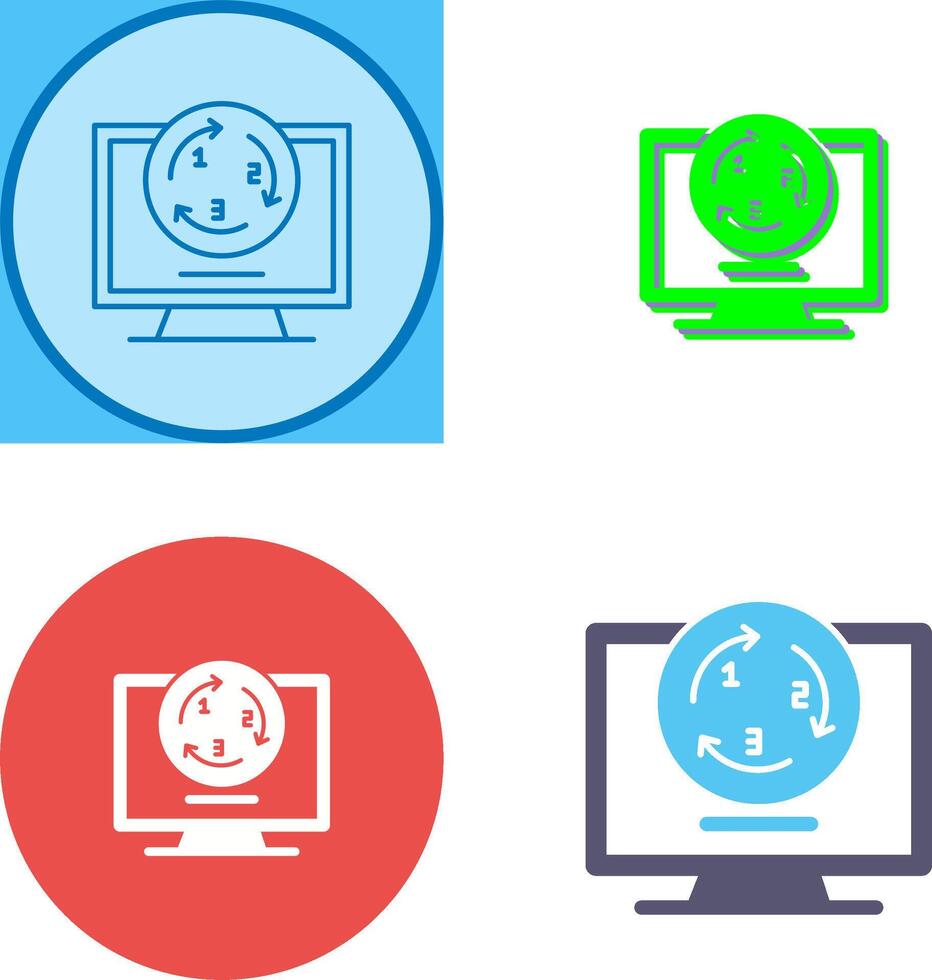 Order Icon Design vector