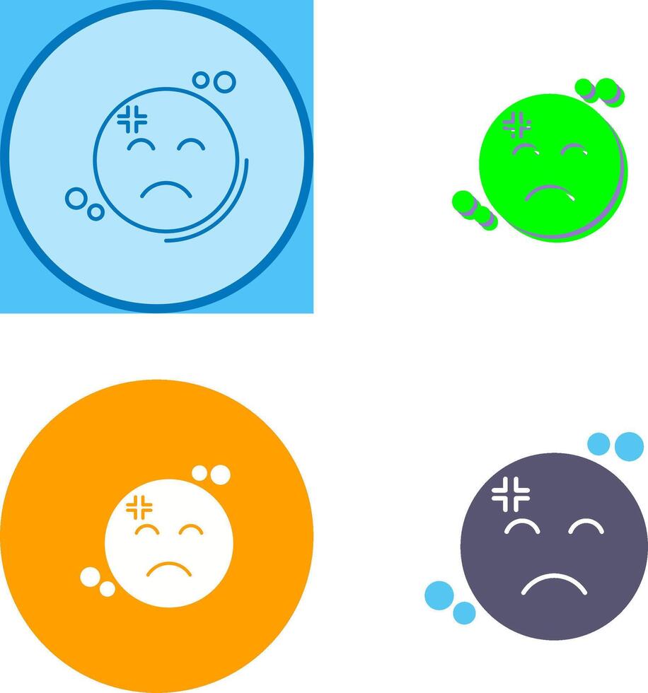 Dissapointment Icon Design vector
