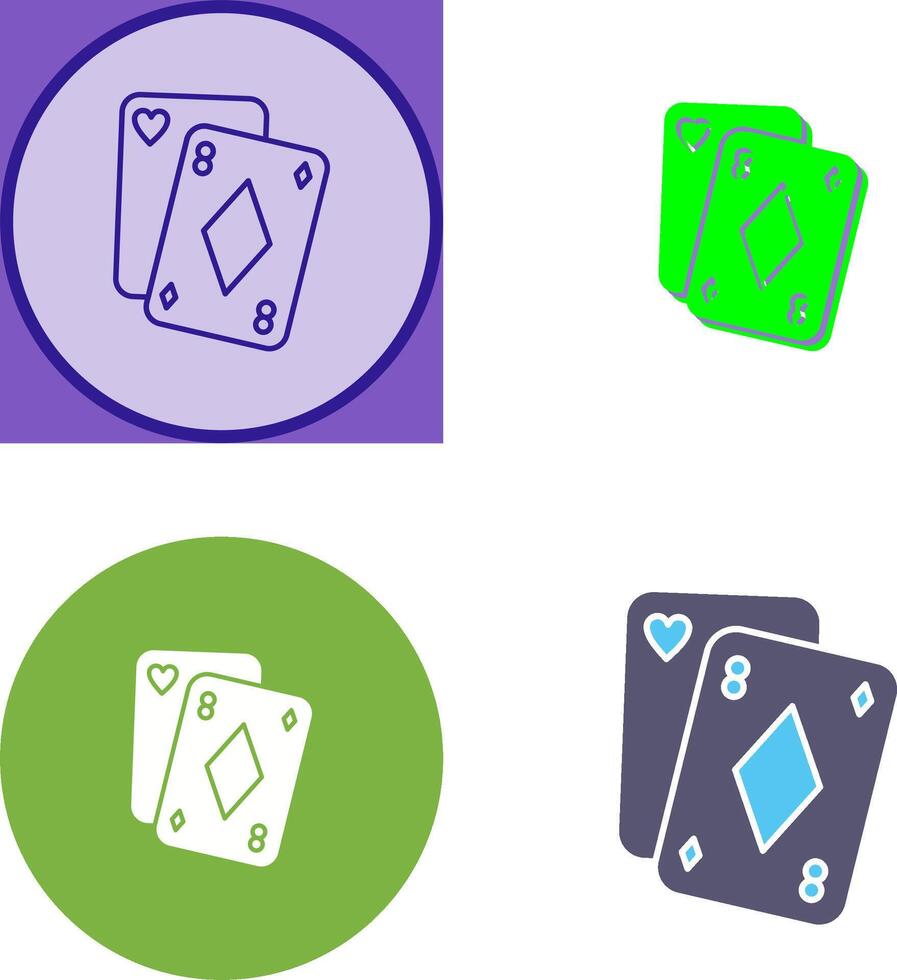 póker icono diseño vector