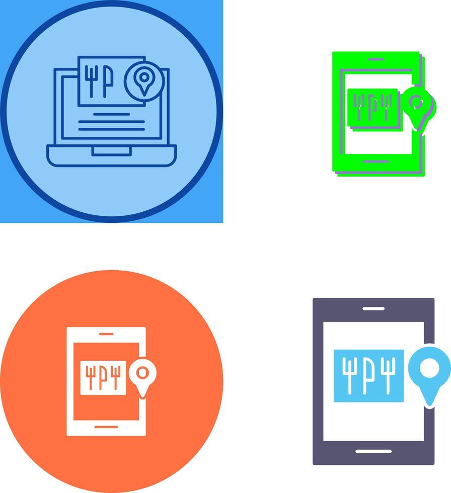 Food Delivery Icon Design vector