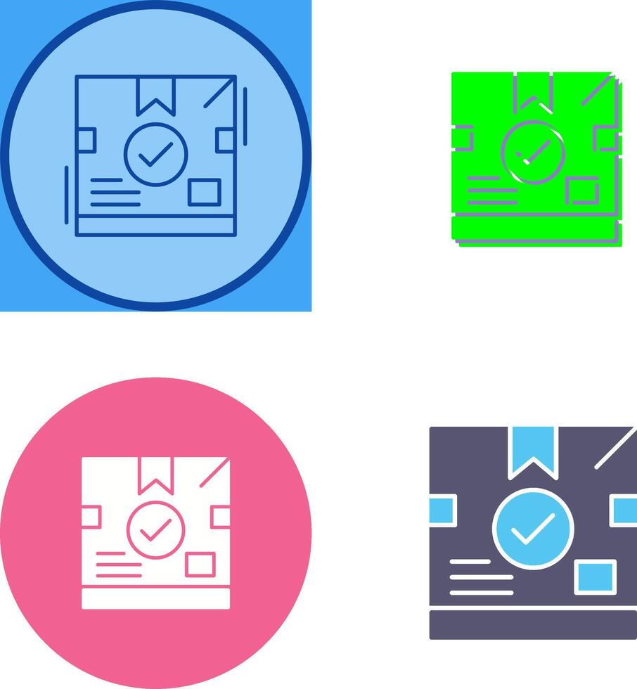Delivery Box Icon Design vector