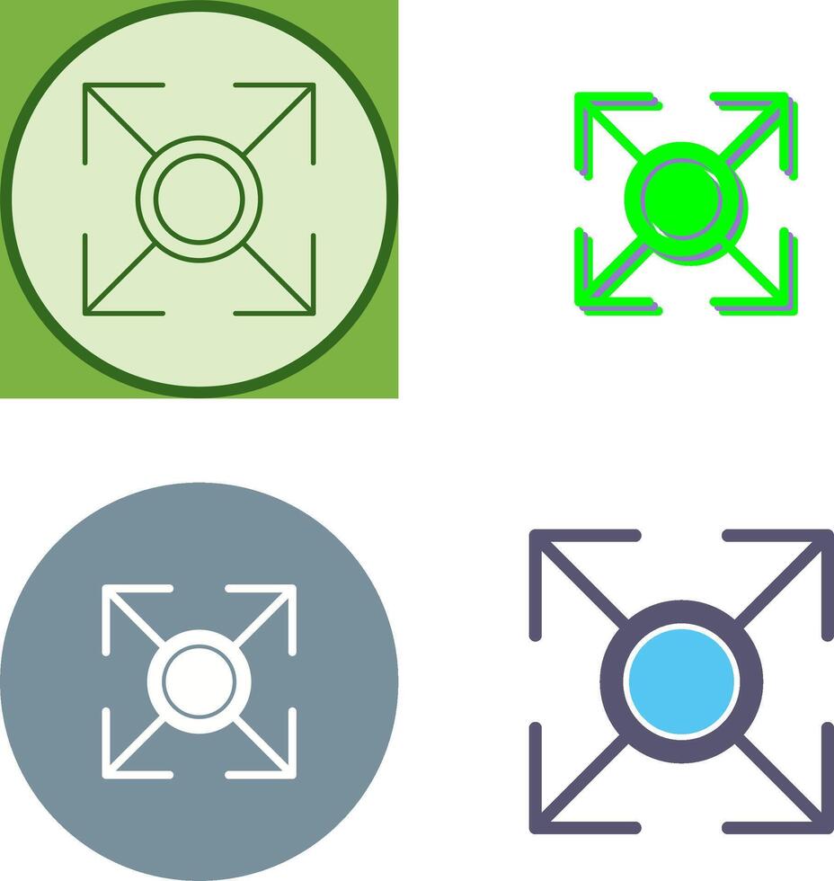 Expand Icon Design vector