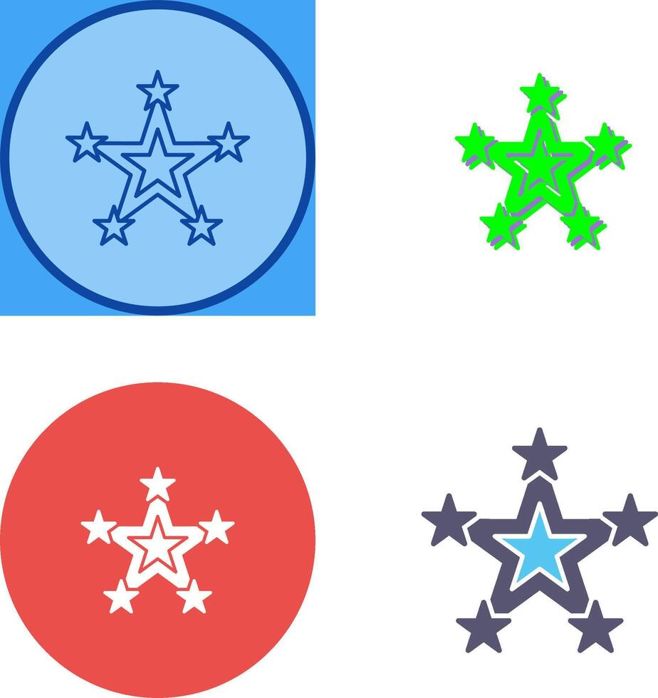 diseño de icono de estrella vector