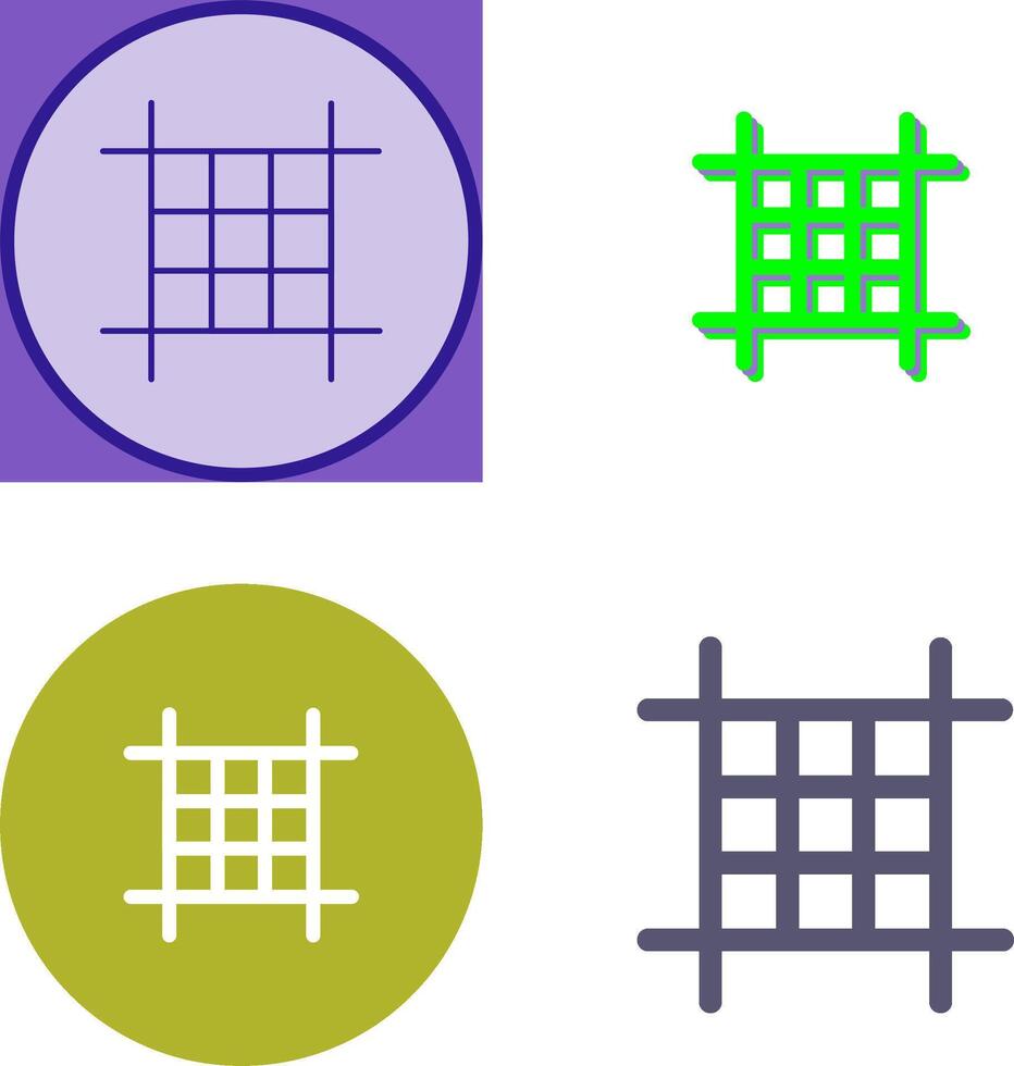 Square Layout Icon Design vector