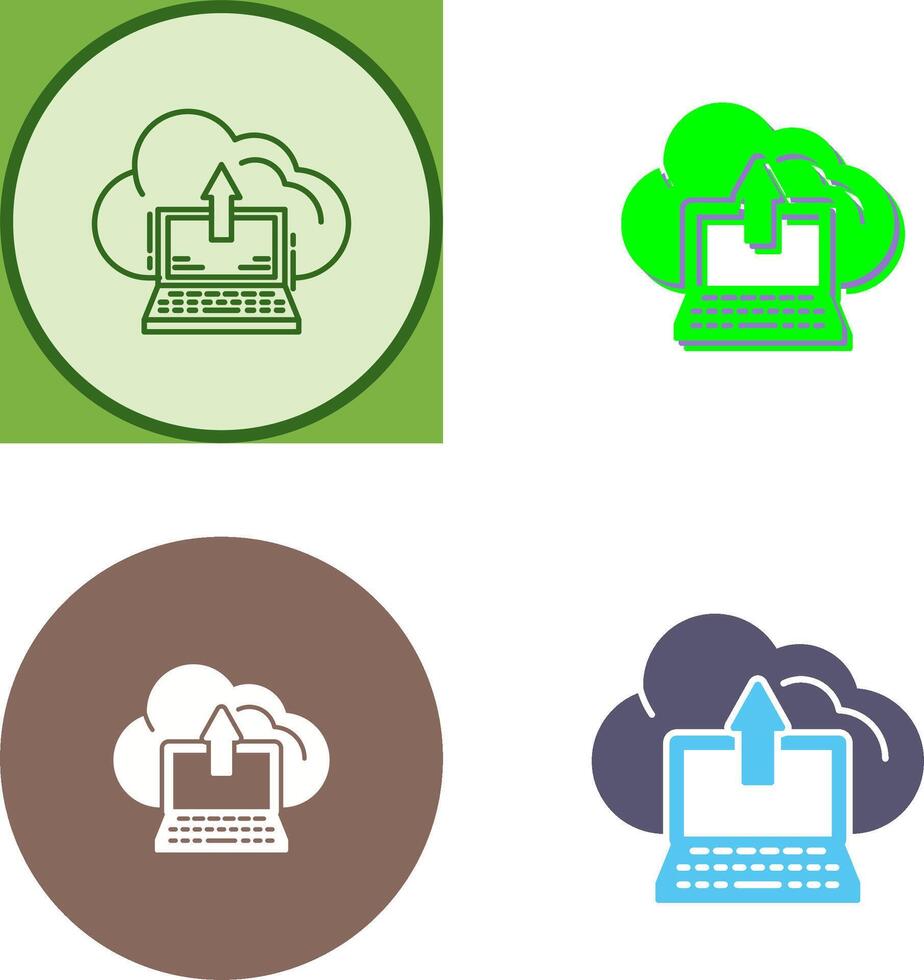 Backup Icon Design vector