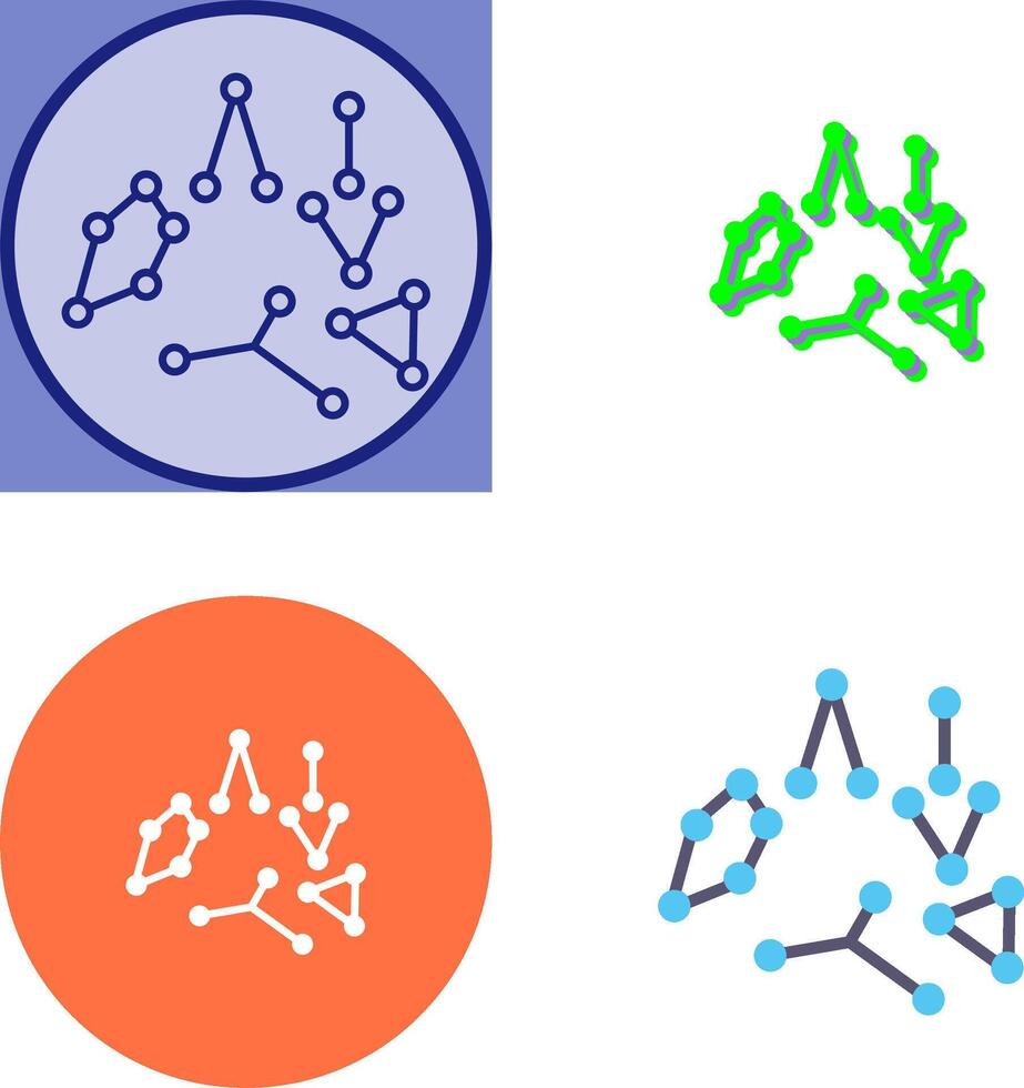 Constellation Icon Design vector