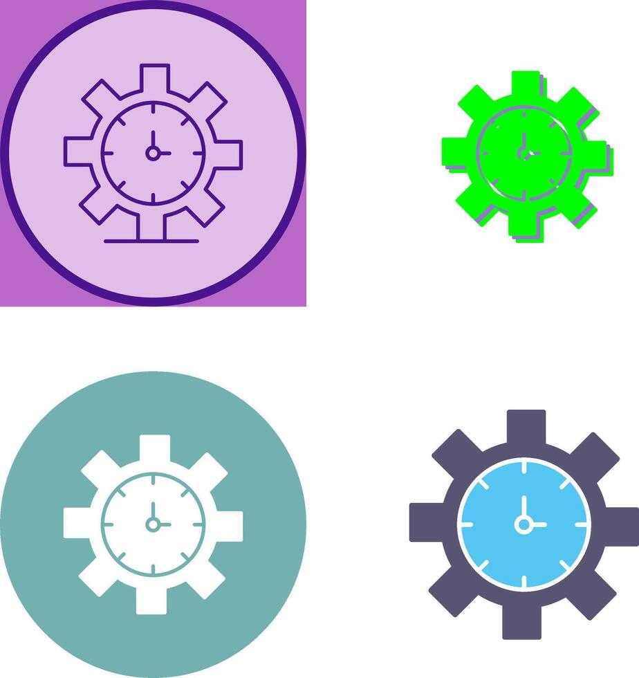 diseño de icono de gestión del tiempo vector