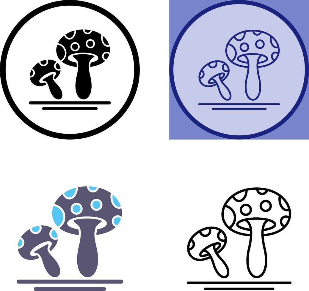 Mushroom Icon Design vector