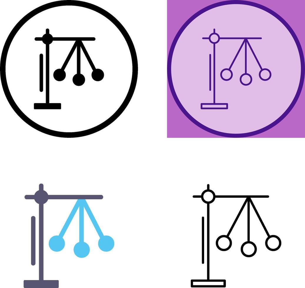 Pendulum Icon Design vector