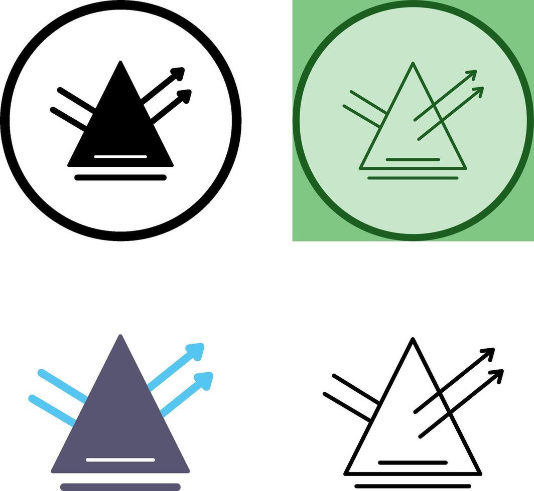 Reflection Icon Design vector