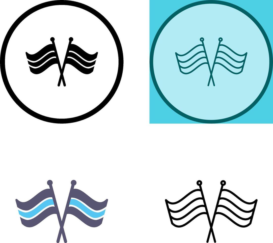 Flag Icon Design vector
