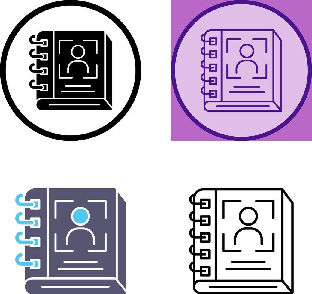 Directory Icon Design vector