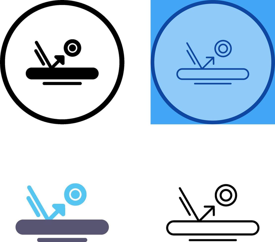 Bounce Icon Design vector