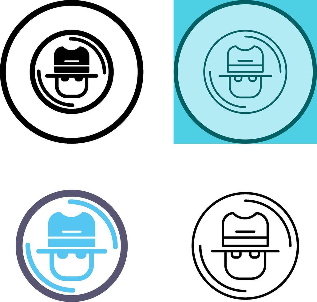 Spy Icon Design vector