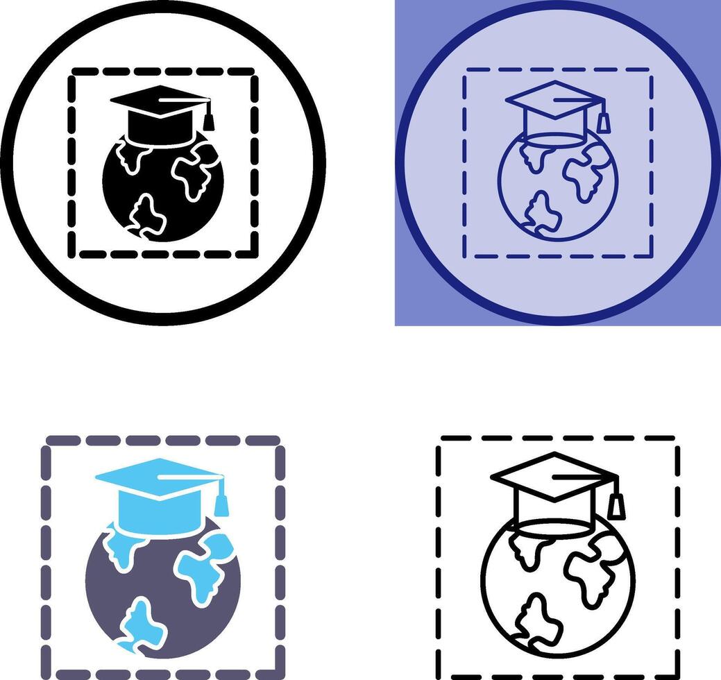 Earth Icon Design vector