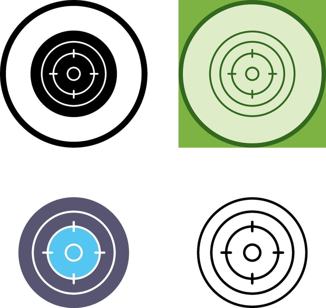 Target Icon Design vector
