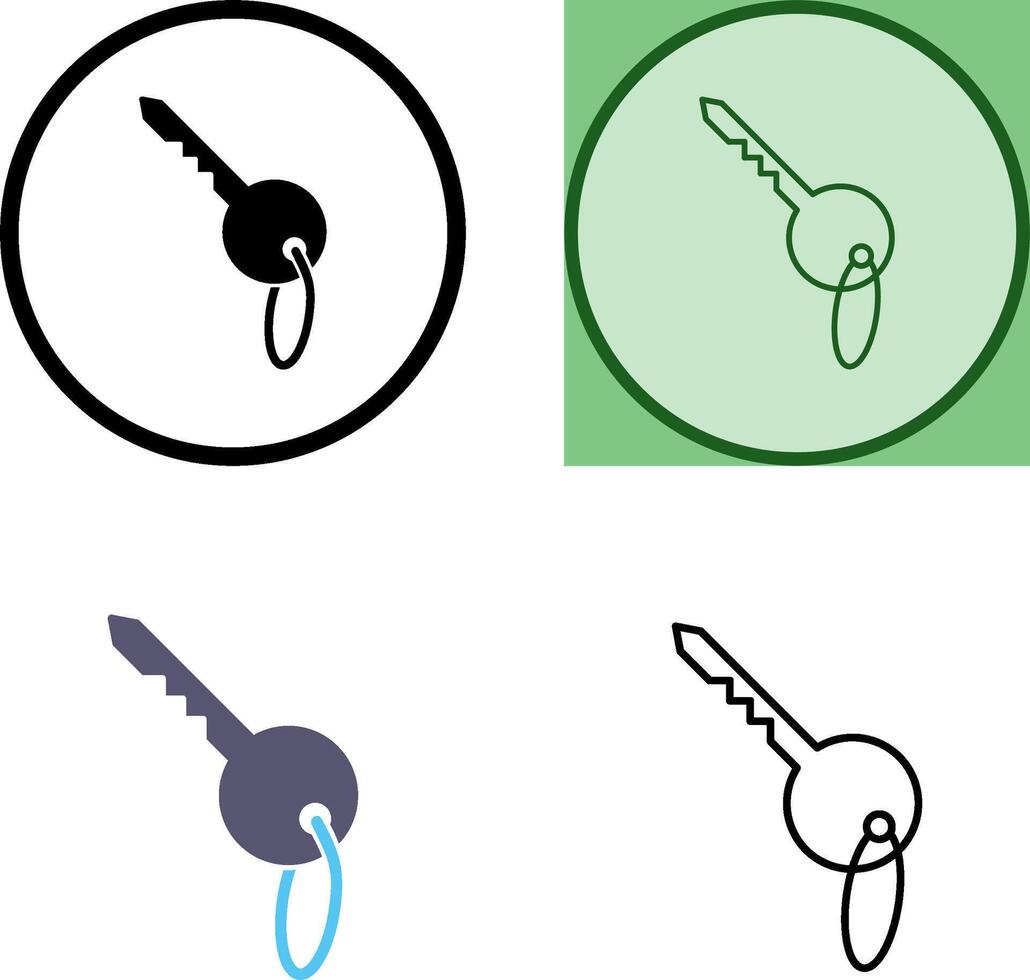 Key Icon Design vector