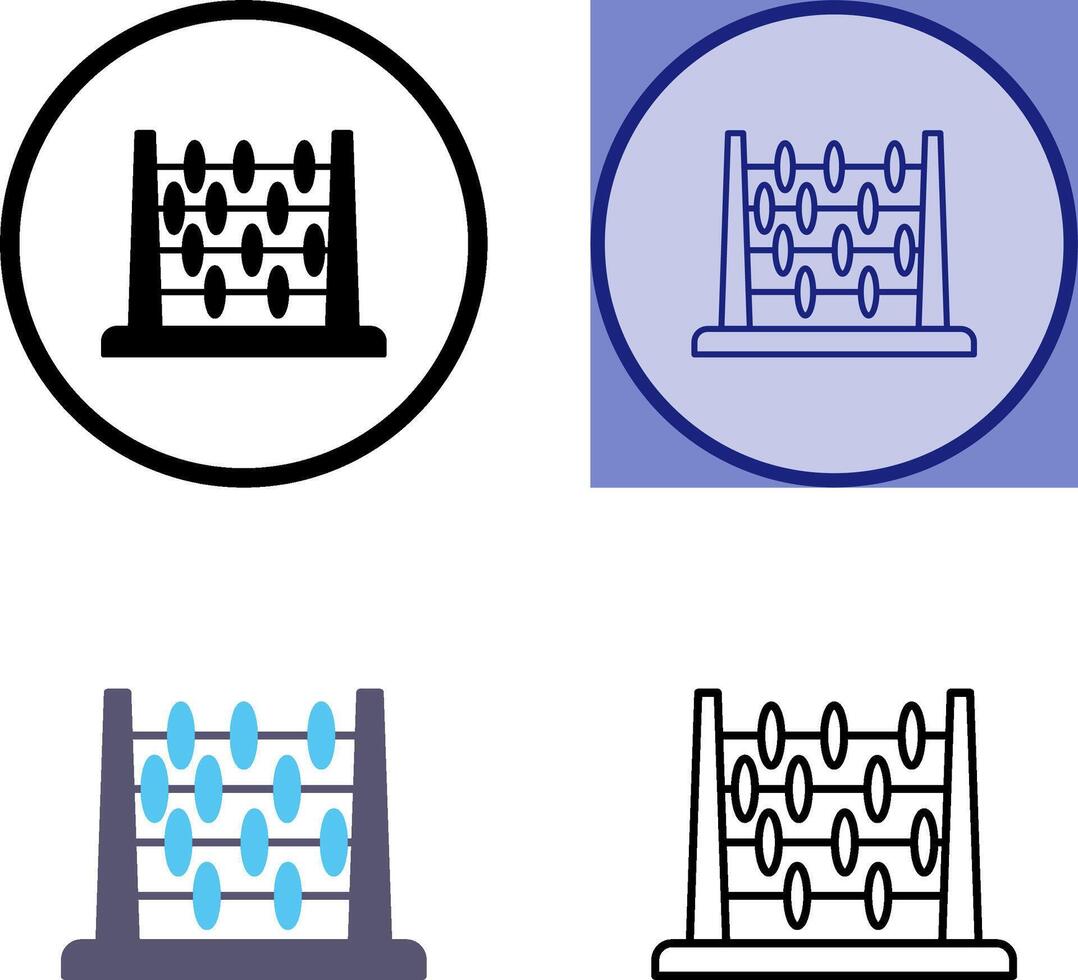 Abacus Icon Design vector