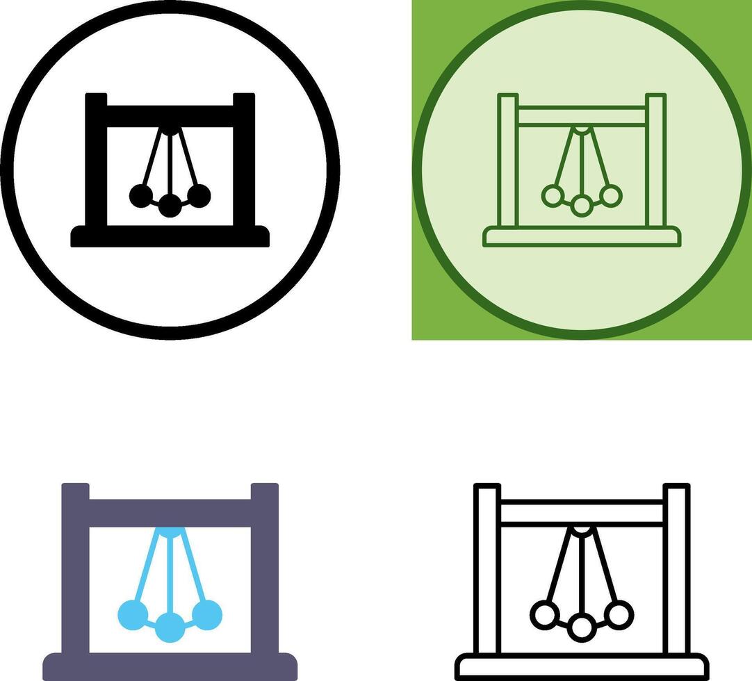 Pendulum Icon Design vector