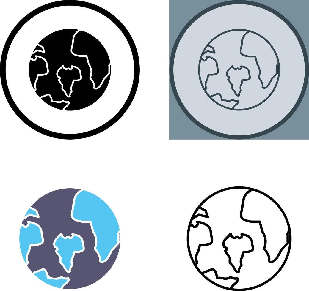 diseño de icono mundial vector