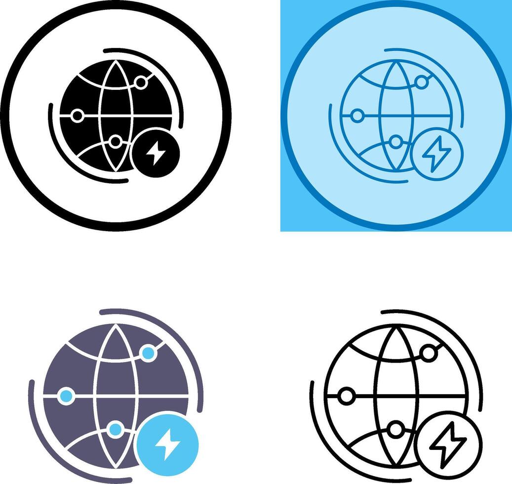 Globe Earth Icon Design vector