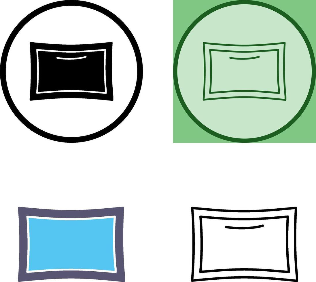 Pillow Icon Design vector