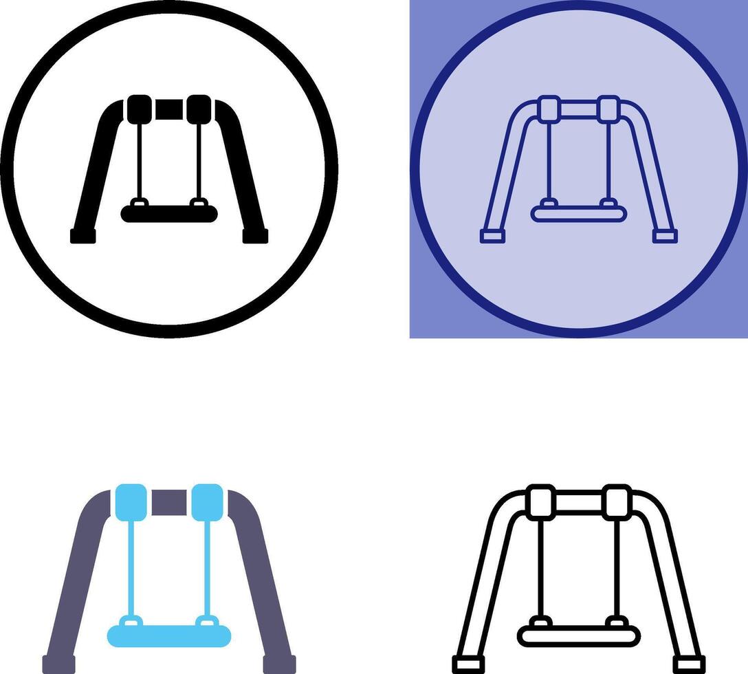 Swing Icon Design vector