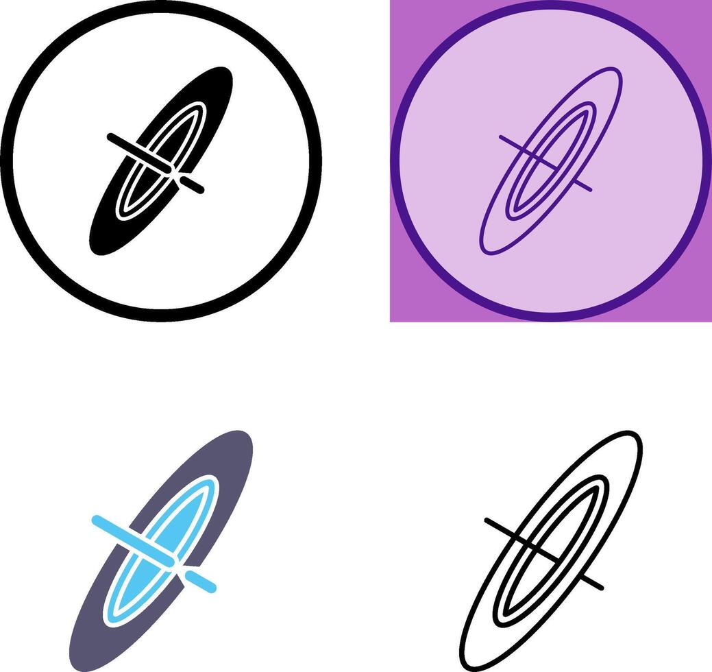 Black Hole Icon Design vector