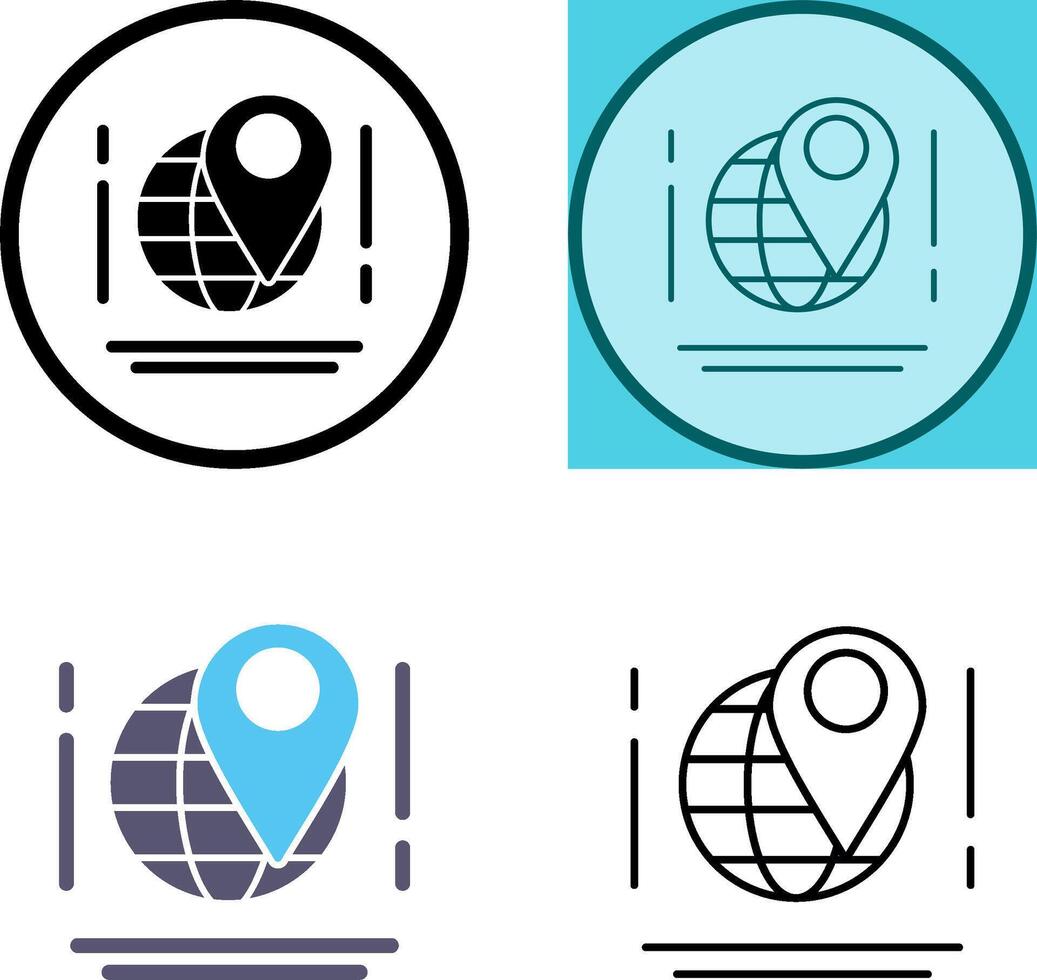 Map Icon Design vector