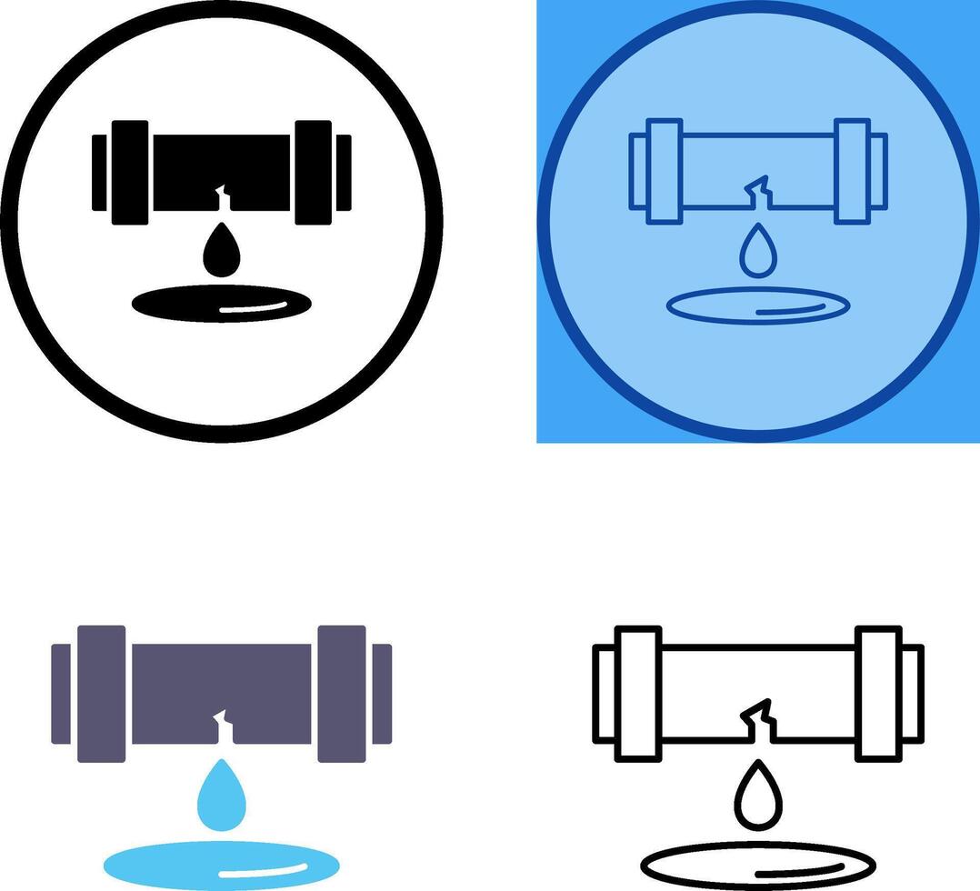 Leak Icon Design vector