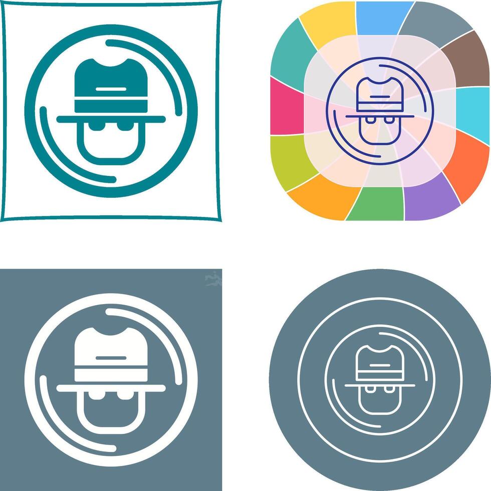 Spy Icon Design vector