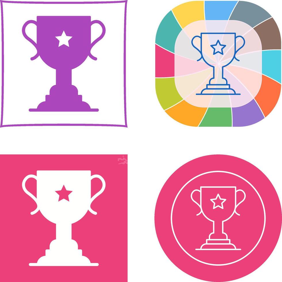 Trophy Icon Design vector