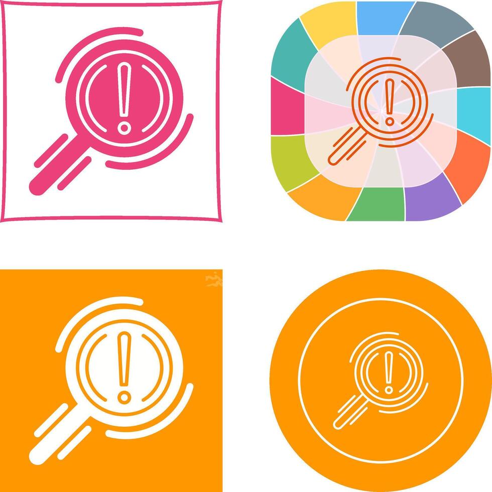 Problem Icon Design vector