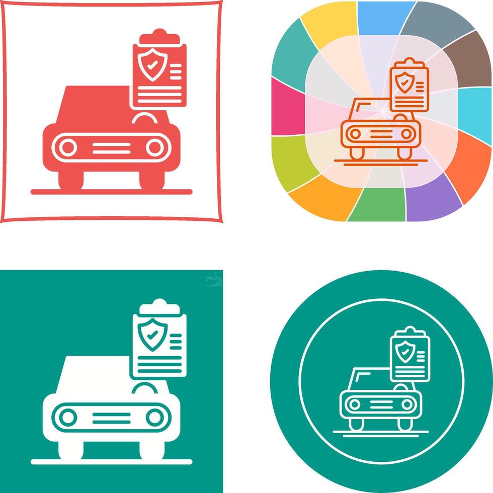Protection Policy Icon Design vector