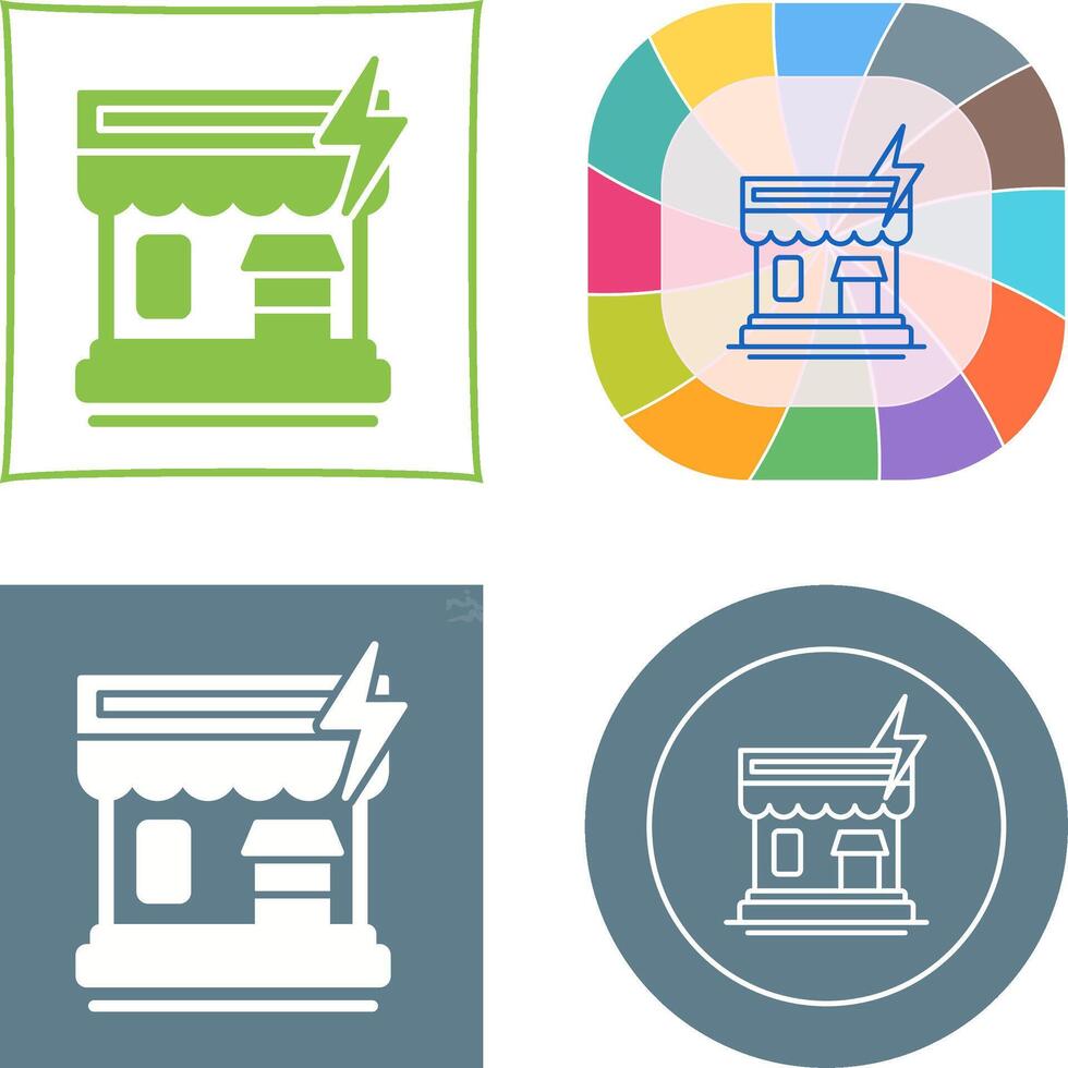 Natural Disaster Icon Design vector
