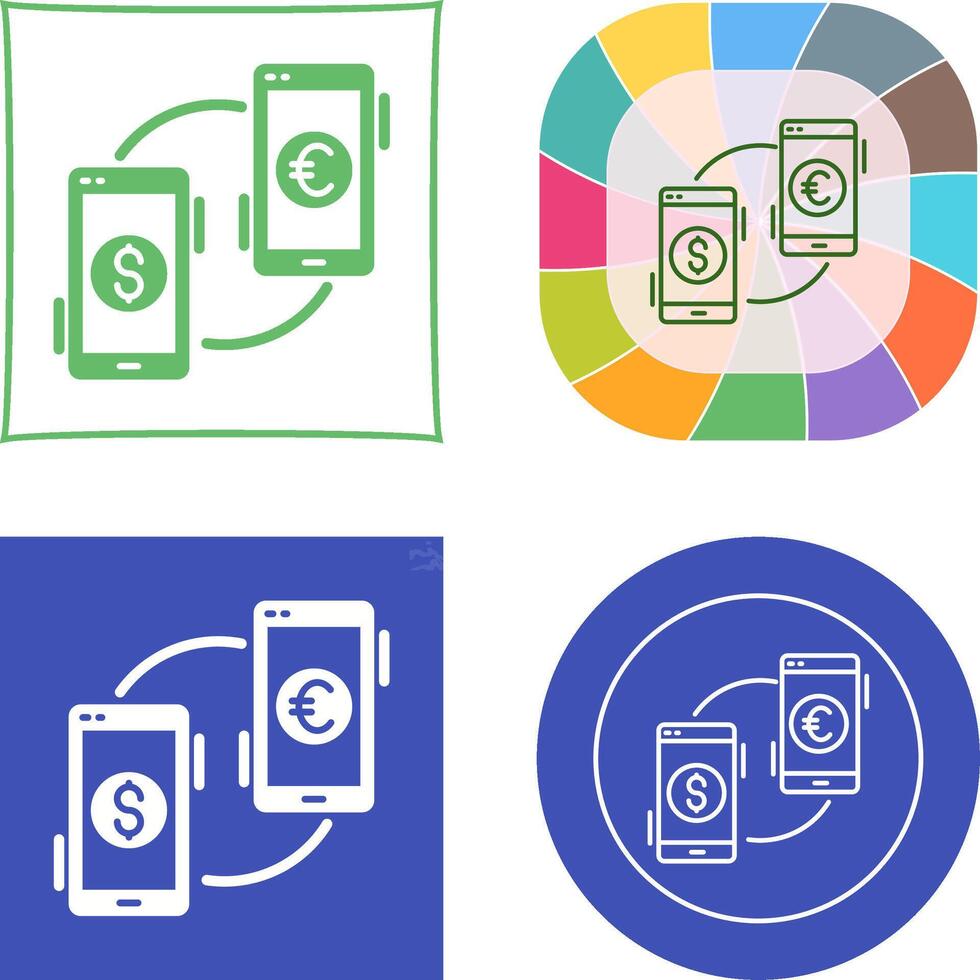 Exchange Icon Design vector