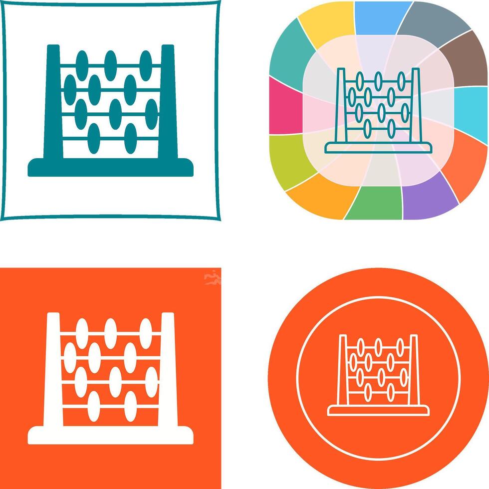 Abacus Icon Design vector