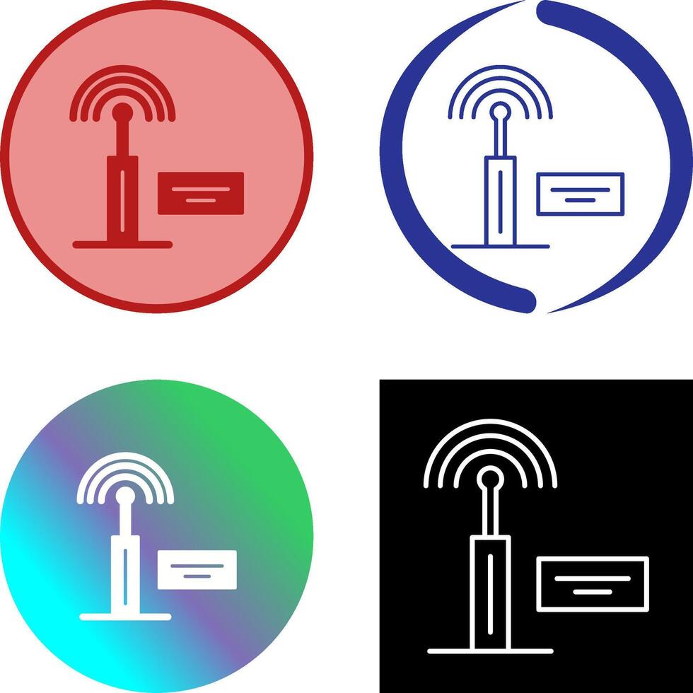 Signal Icon Design vector