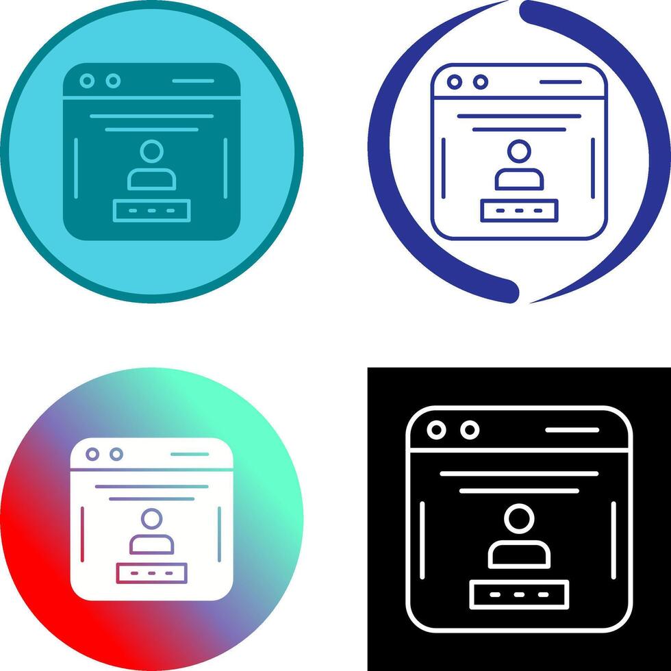 diseño de icono de contraseña vector