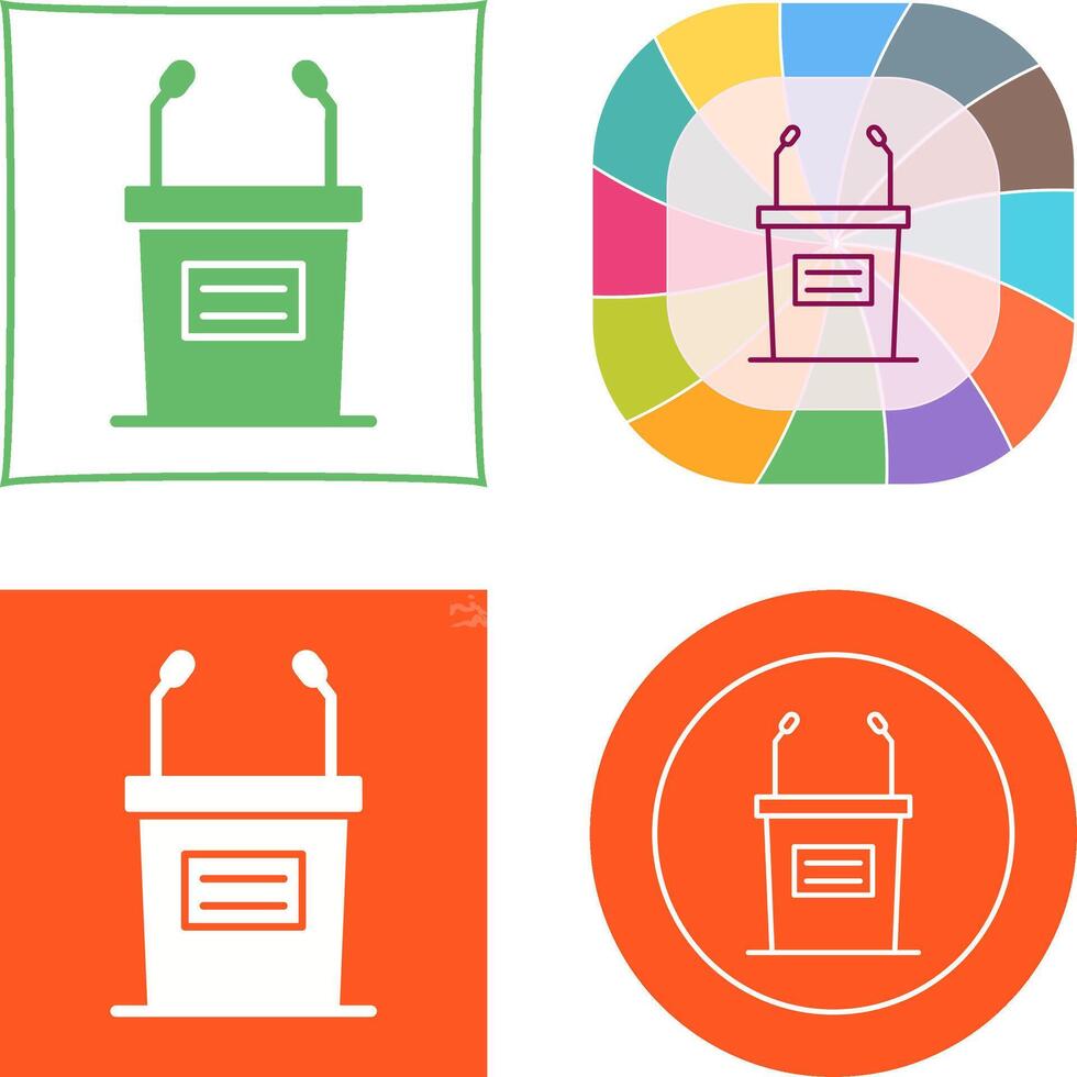 Debate Icon Design vector