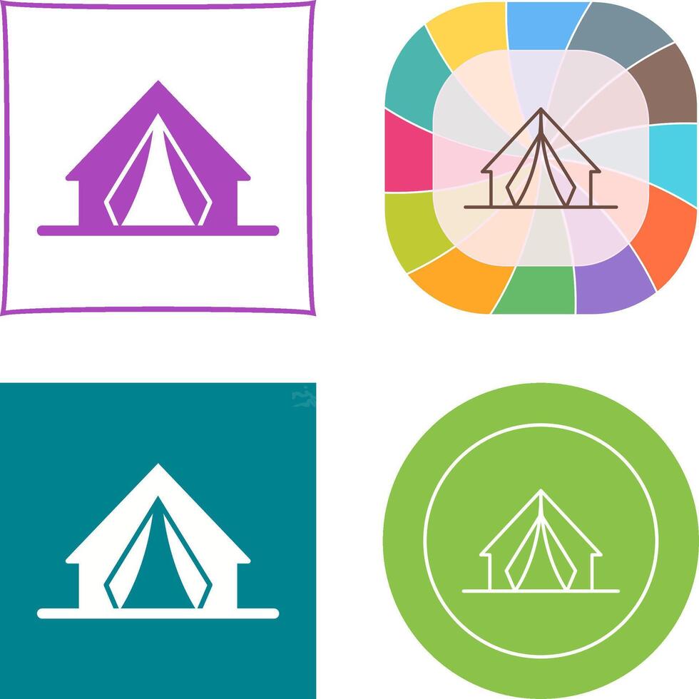 Camp Icon Design vector