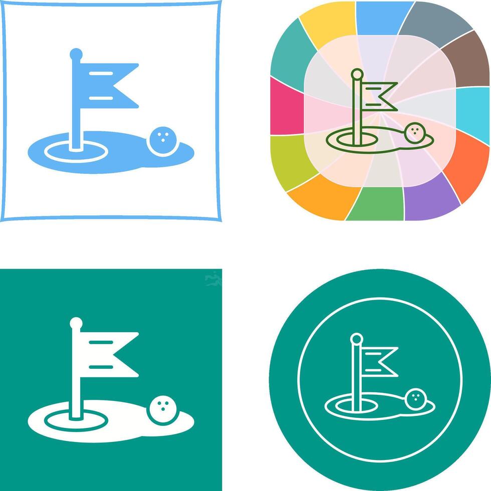 Golf Icon Design vector